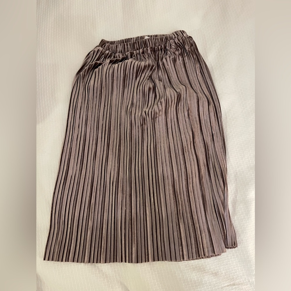 Purple Velvet Skirt